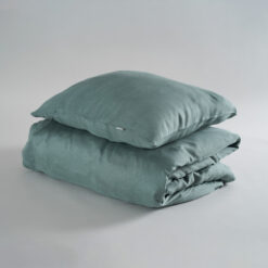 Påslakanset bambuväv Oliv 150x210+50x60